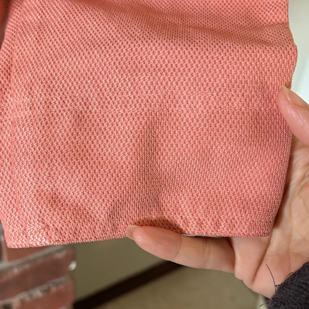 Vintage Requirements ~ Coral Pink Jean Jacket with Button Front Women’s Size Med - Picture 8 of 8